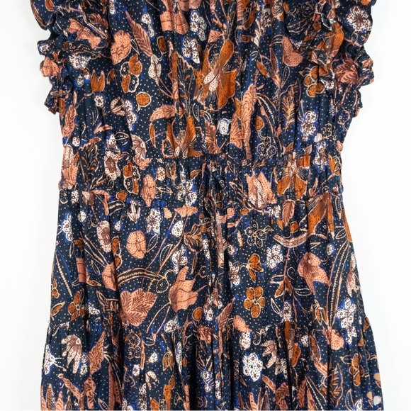 Ulla Johnson Arina Midnight Floral Midi Dress - Picture 9 of 15